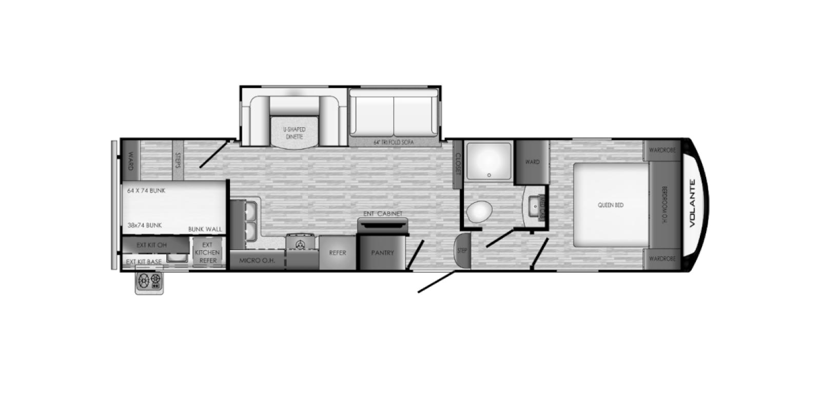 2019 CrossRoads Volante 5th Wheel VL295BH, $ 29,900