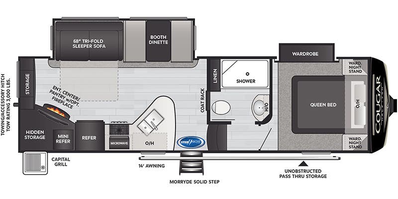 2023 Keystone Cougar Half-Ton 25RES, $ 42,999