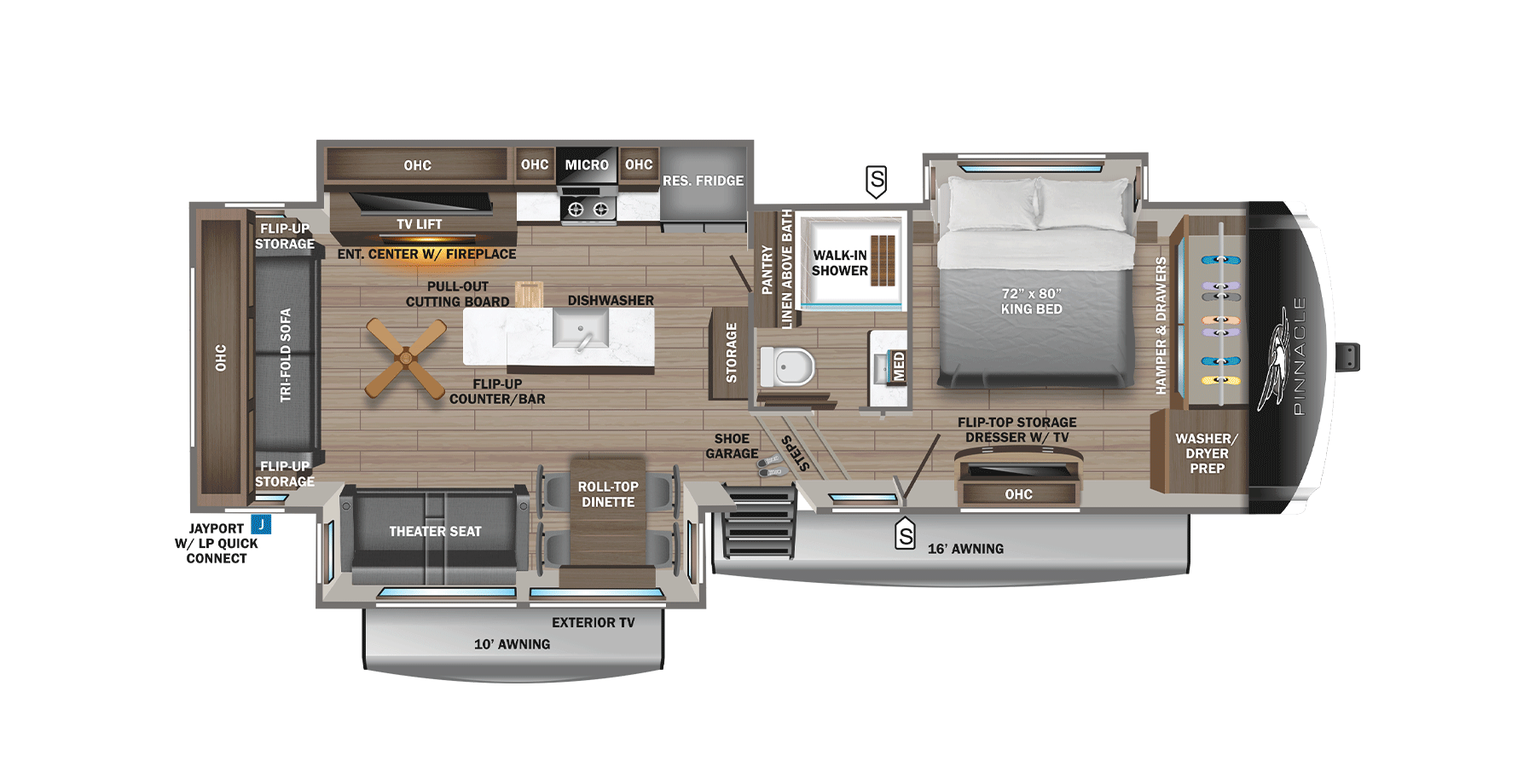 2026 Jayco Pinnacle 32RLTS, $ 104,995