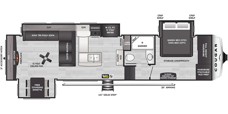 2026 Keystone Cougar 320RDS, $ 67,990