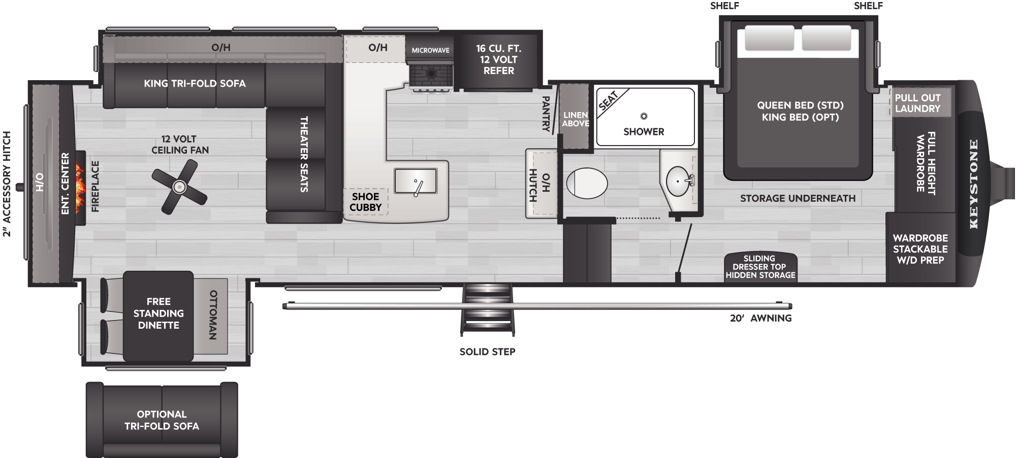 2026 Keystone Cougar 320RDS, $ 67,990