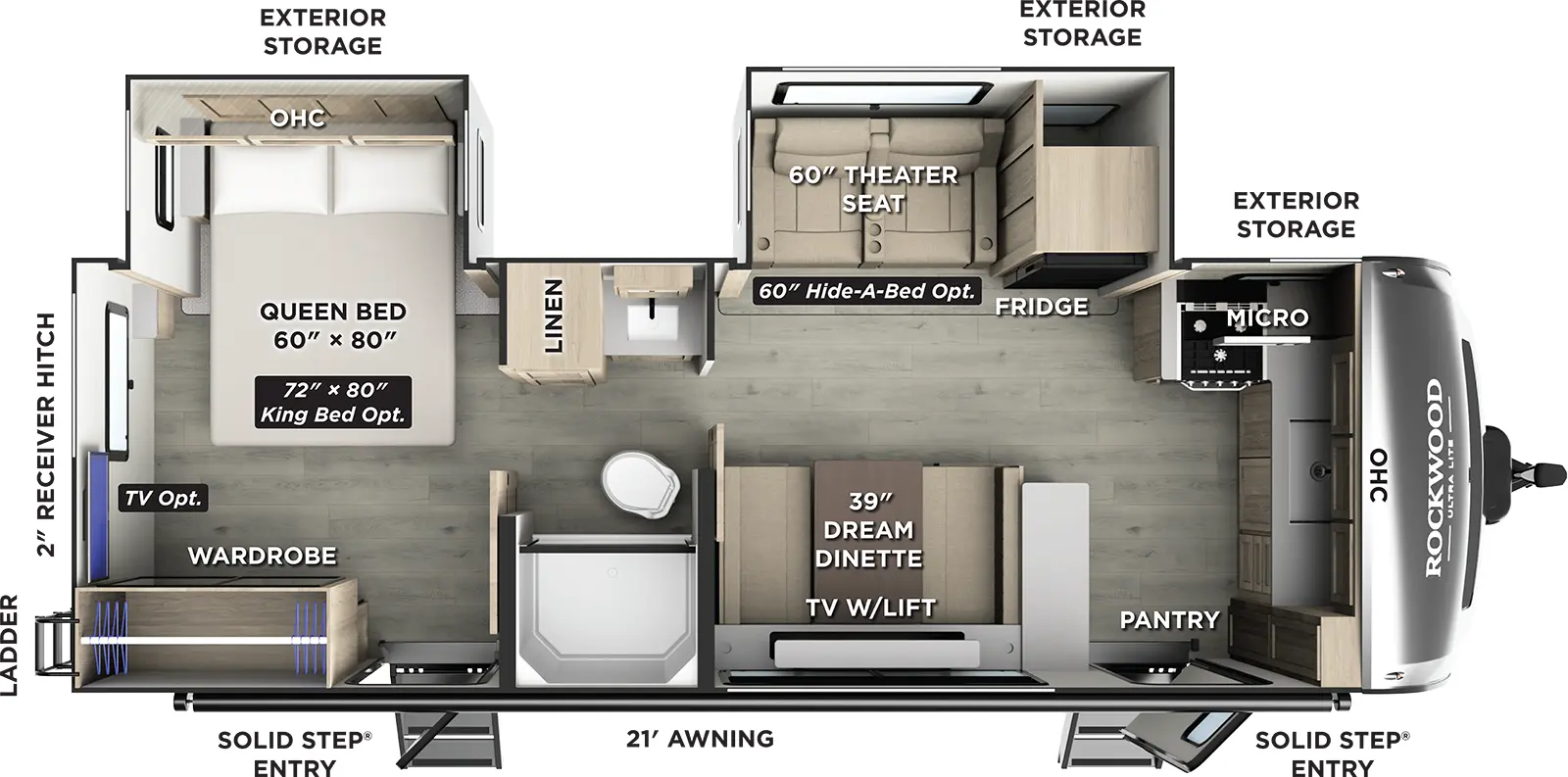 2026 Forest River Rockwood Ultra Lite 2619FK, $ 45,999