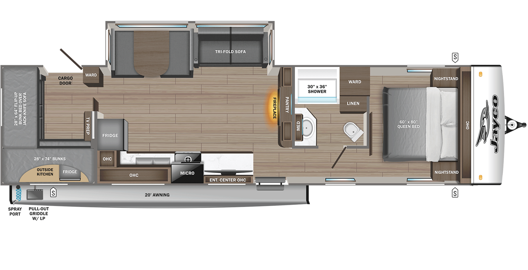 2027 Jayco Jay Feather 29QBH, $ 63,743