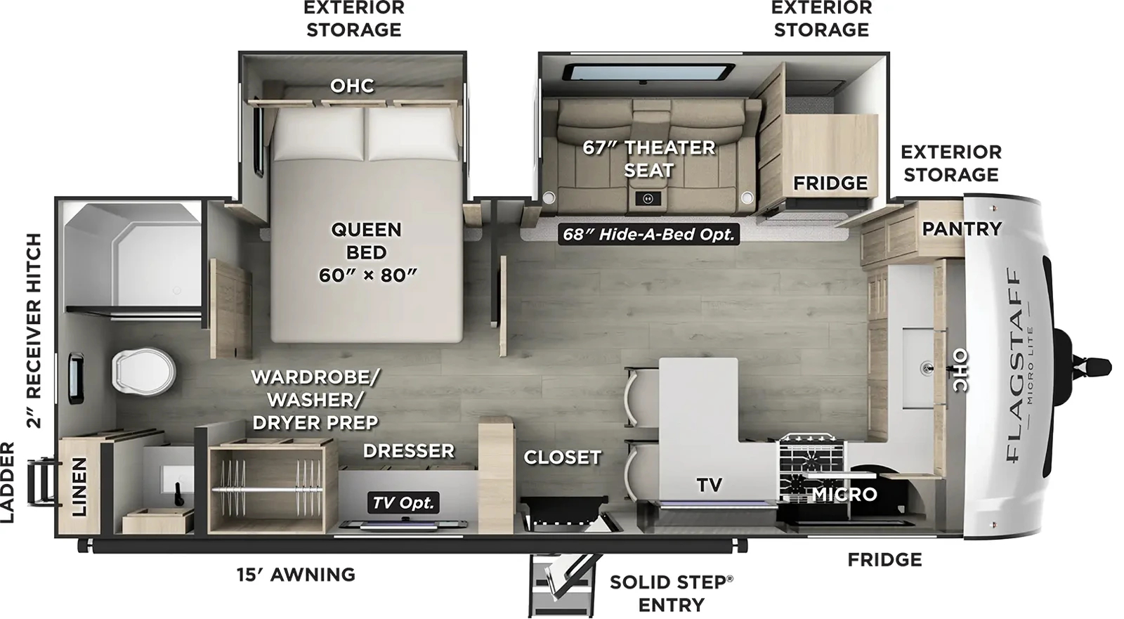 2026 Forest River Rockwood Mini Lite 2523MBR, $ 44,999