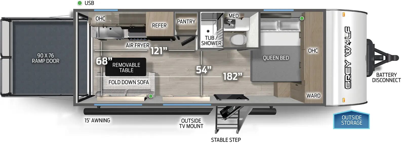 2026 Forest River Cherokee Grey Wolf Toy Haulers 1, $ 22,999