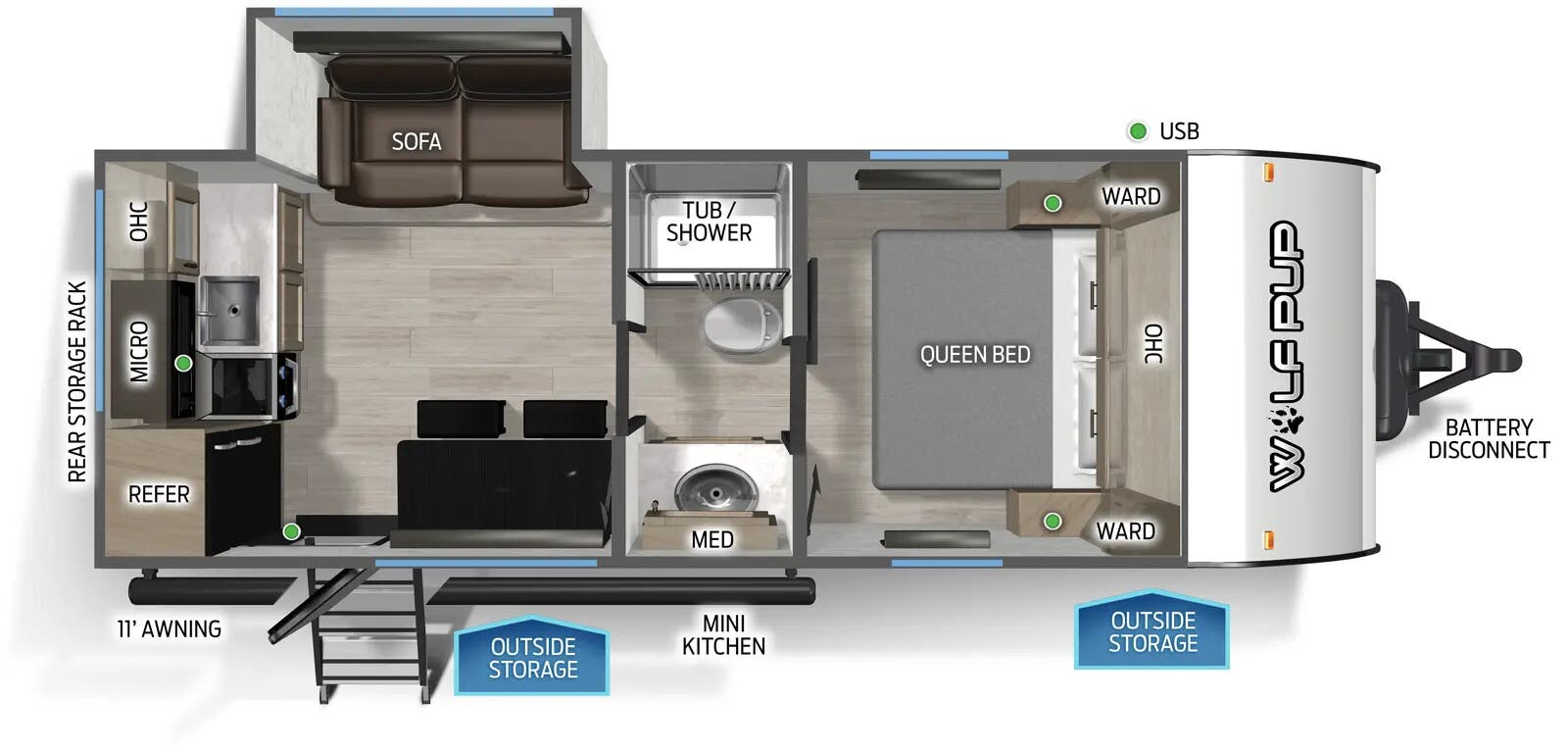 2026 Forest River Cherokee Wolf Pup 17SC, $ 22,999