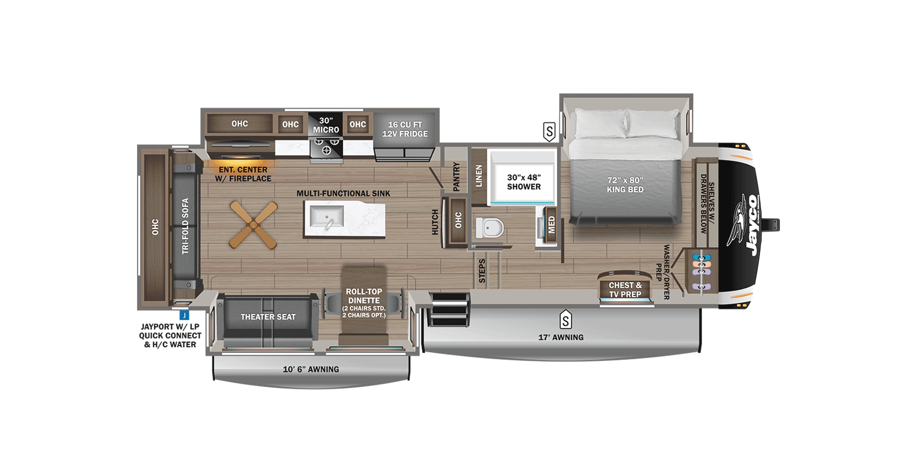 2027 Jayco Eagle 321RSTS, $ 82,977
