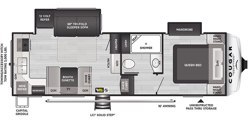 2026 Keystone Cougar Half-Ton (Fifth Wheel) 23MLE, $ 49,999