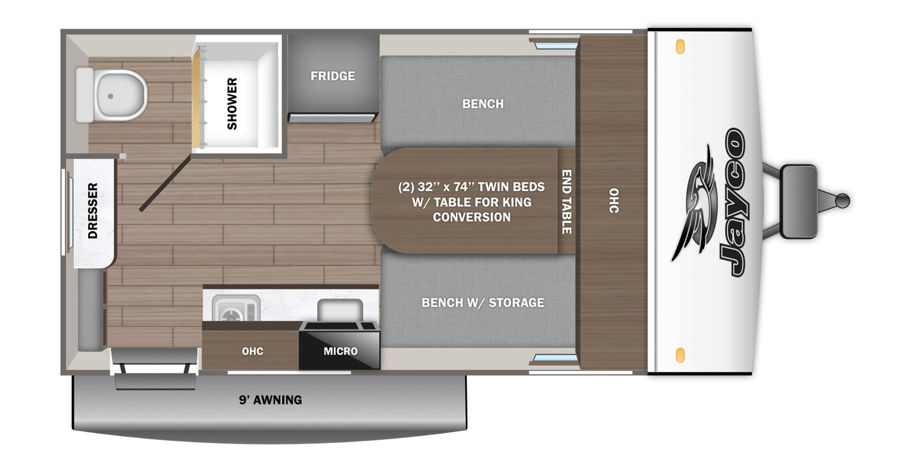 2026 Jayco Jay Feather Air SL 15TBSL, $ 14,999