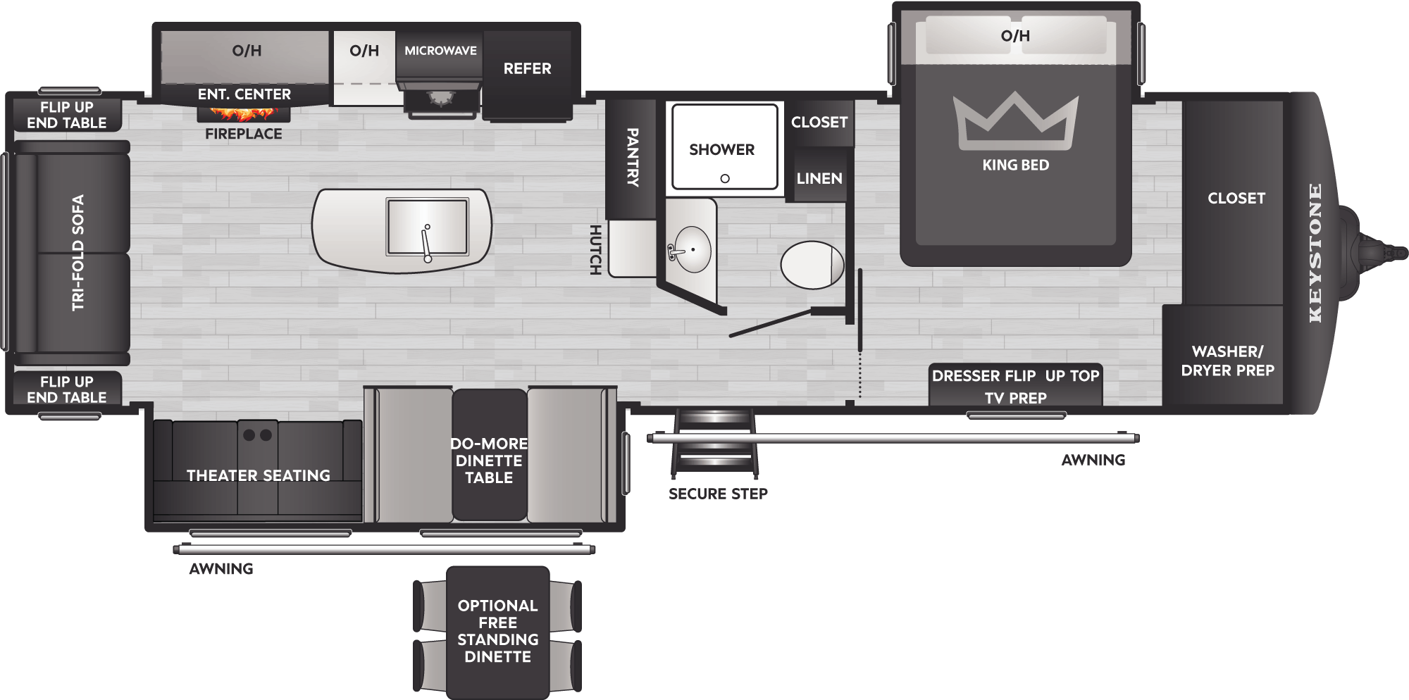 2027 Keystone Bullet Crossfire (East) 310RES, $ 55,990