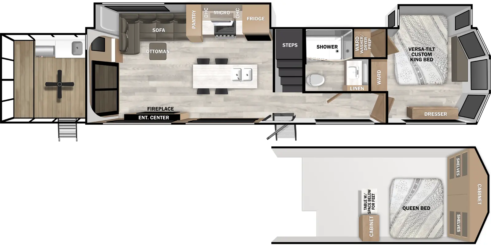 2025 Forest River Salem Grand Villa 42VERANDA, $ 69,995