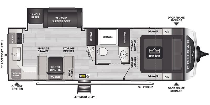 2025 Keystone Cougar Half-Ton (Travel Trailer) 25M, $ 42,990