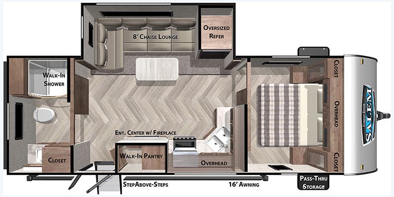 2022 Forest River Salem 22RBS, $ 24,700