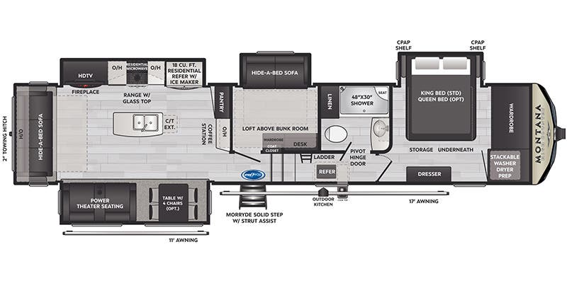2022 Keystone Montana High Country 385BR, $ 44,850