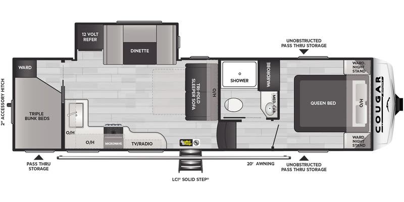 2024 Keystone Cougar Sport 2700BH, $ 35,700