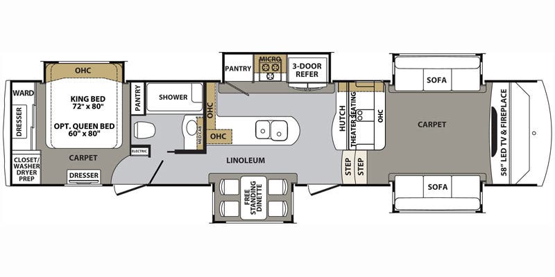 2016 Forest River Cardinal 3825FL, $ 38,500
