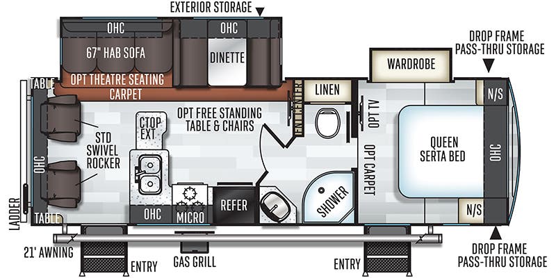2019 Forest River Rockwood Ultra Lite 2604WS, $ 29,700