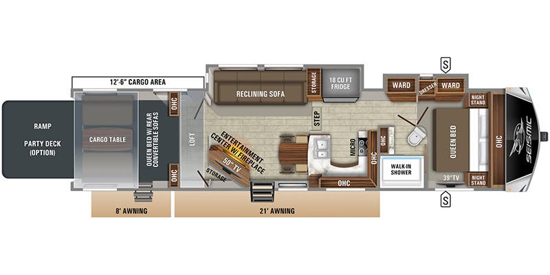 2020 Jayco Seismic 4013, $ 68,300