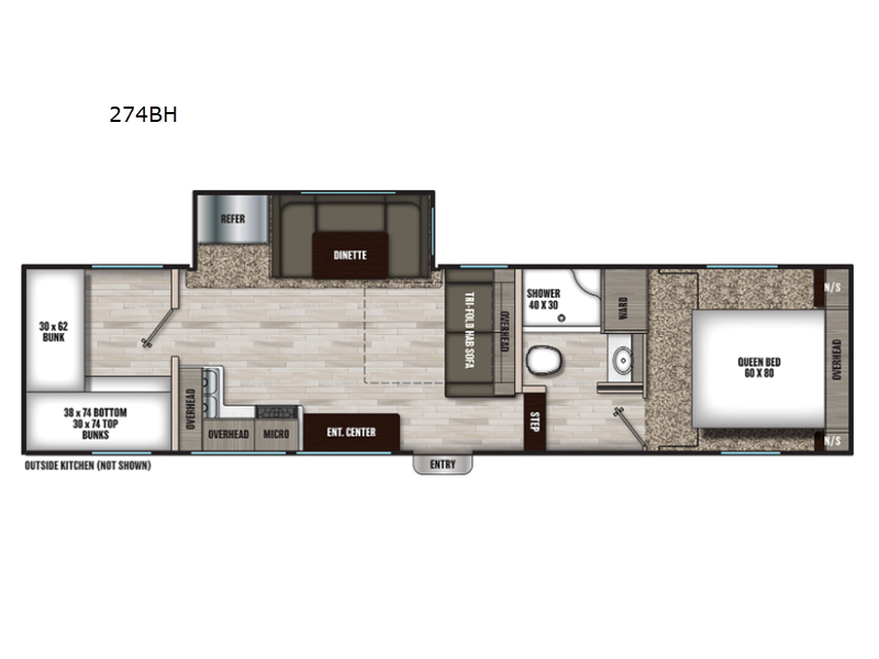 2022 Coachmen Chaparral Lite 274BH, $ 44,995