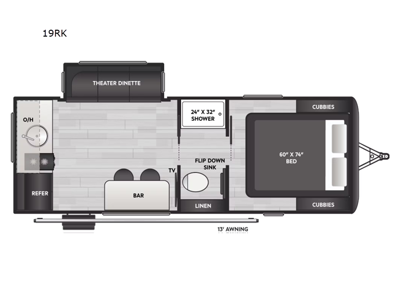 2026 Keystone Reign 19RK, $ 36,571