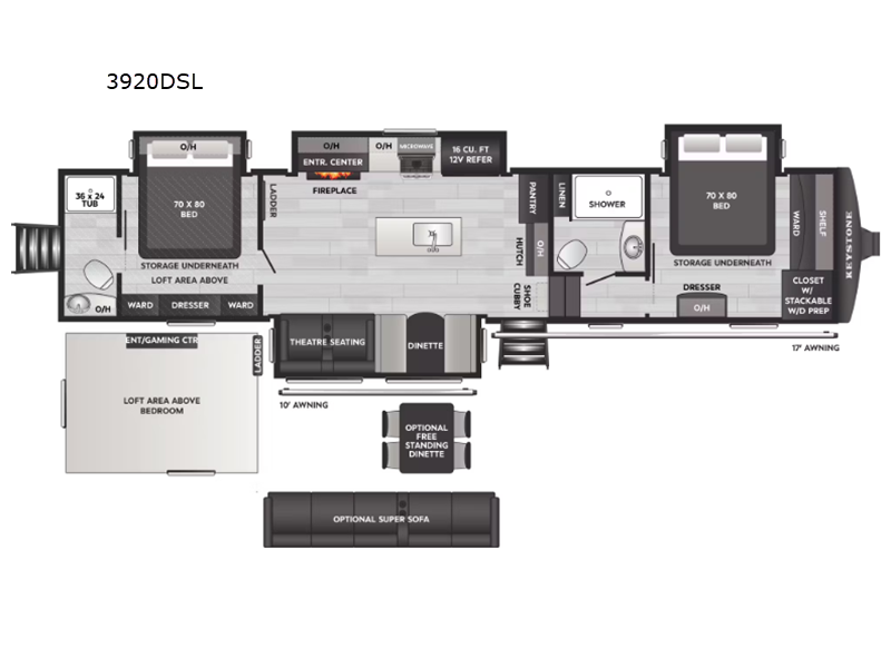 2026 Keystone Sprinter 3920DSL, $ 91,652