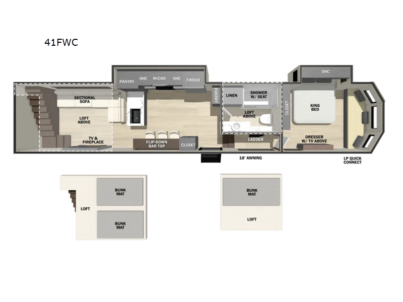 2025 Forest River Cedar Creek Cottage 41FWC, $ 114,823