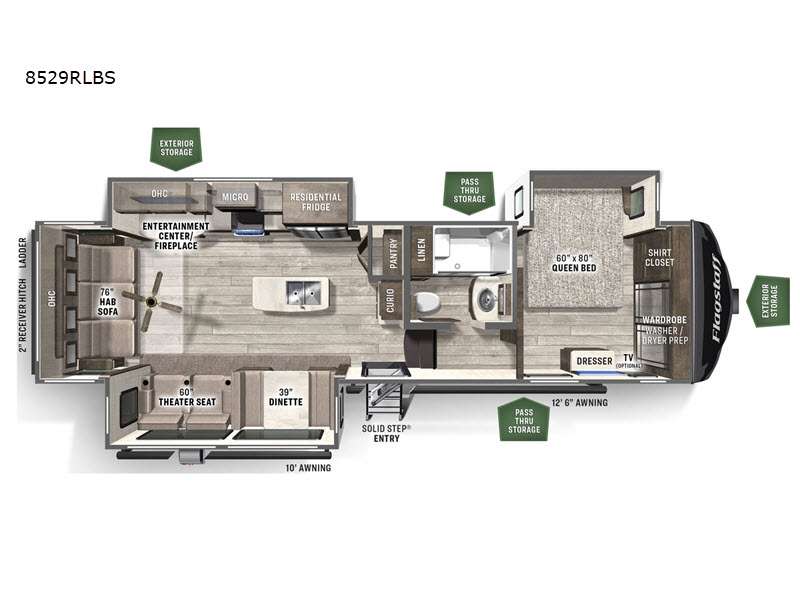 2023 Forest River Flagstaff Classic FW 8529RLBS, $ 57,995