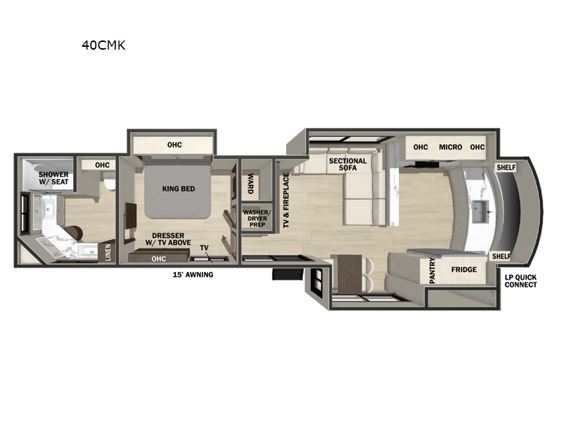 2026 Forest River Cedar Creek Cottage 40CMK, $ 0
