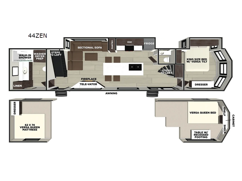 2026 Forest River Salem Grand Villa 44ZEN, $ 107,460