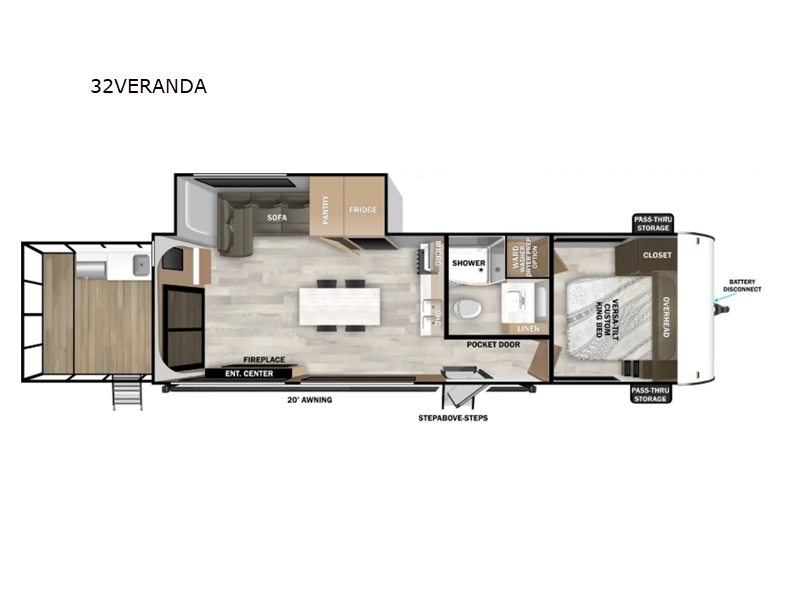 2025 Forest River Salem 32VERANDA, $ 65,996