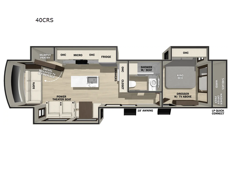 2026 Forest River Cedar Creek Cottage 40CRS, $ 123,509