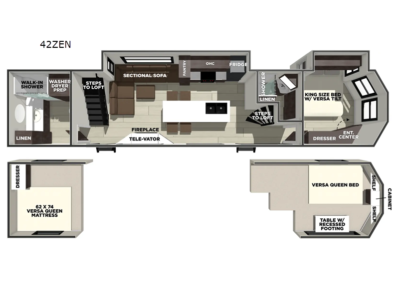 2026 Forest River Salem Grand Villa 42ZEN, $ 110,764