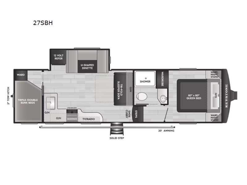 2026 Keystone Arcadia Select 27SBH, $ 36,999