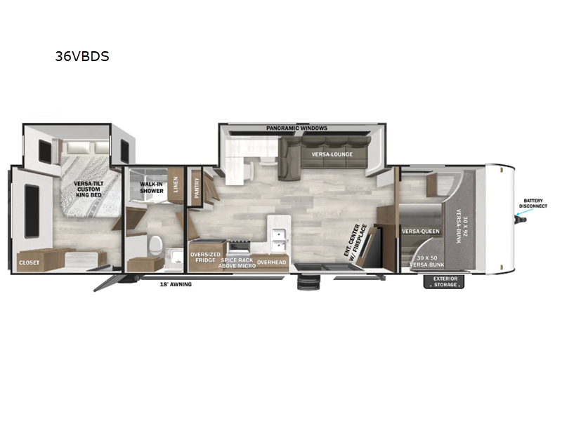 2026 Forest River Salem 36VBDS, $ 57,915