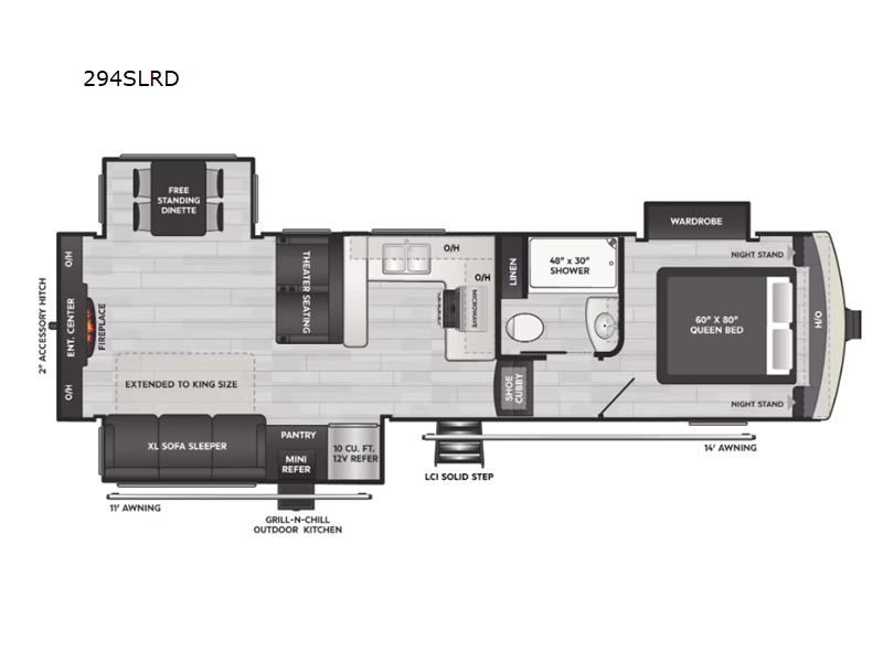 2026 Keystone Arcadia Super Lite 294SLRD, $ 55,999