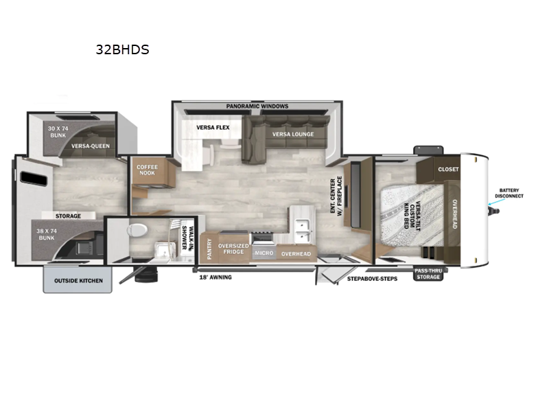 2026 Forest River Salem 32BHDS, $ 54,502