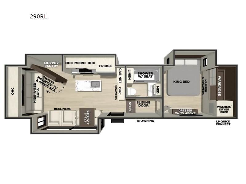 2027 Forest River Cedar Creek 290RL, $ 0