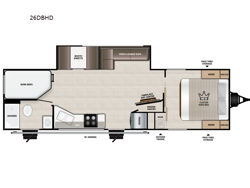 2027 Forest River Salem 26DBHD, $ 0