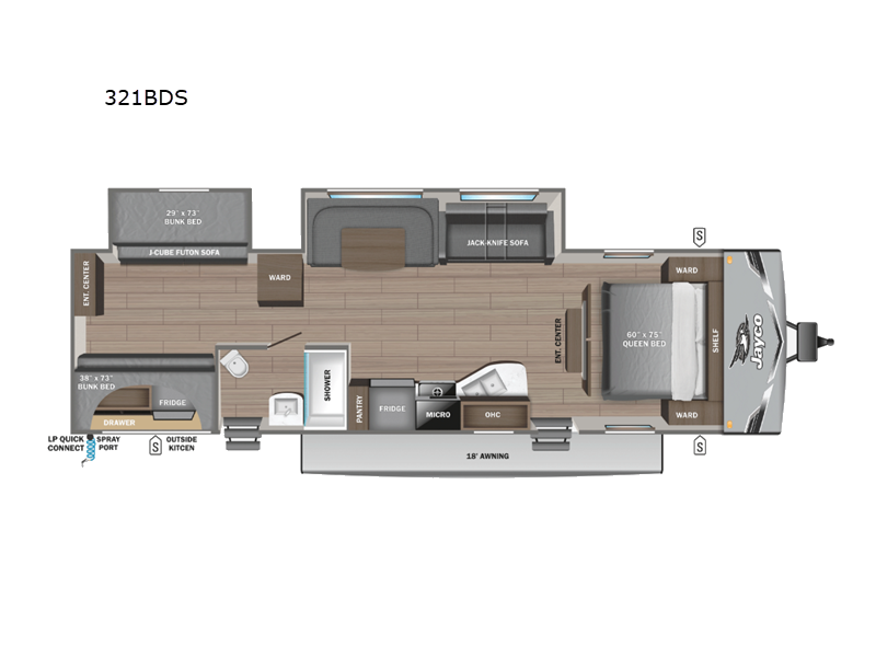 2026 Jayco Jay Flight SLX 321BDS, $ 49,704