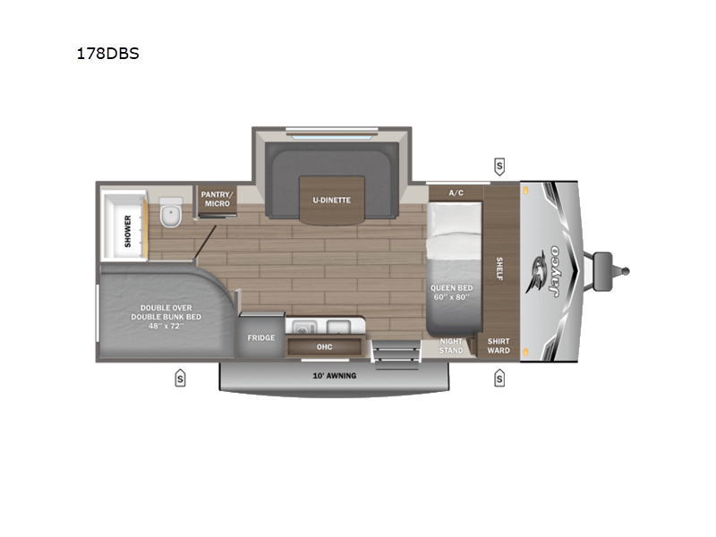 2026 Jayco Jay Flight SLX 178DBS Sport Edition, $ 30,211