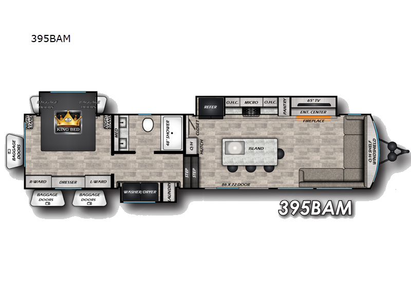 2025 CrossRoads Hampton HP395BAM, $ 108,875