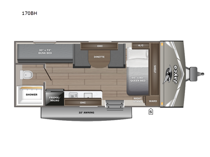 2027 Jayco Jay Flight 170BH Sport Edition, $ 23,993