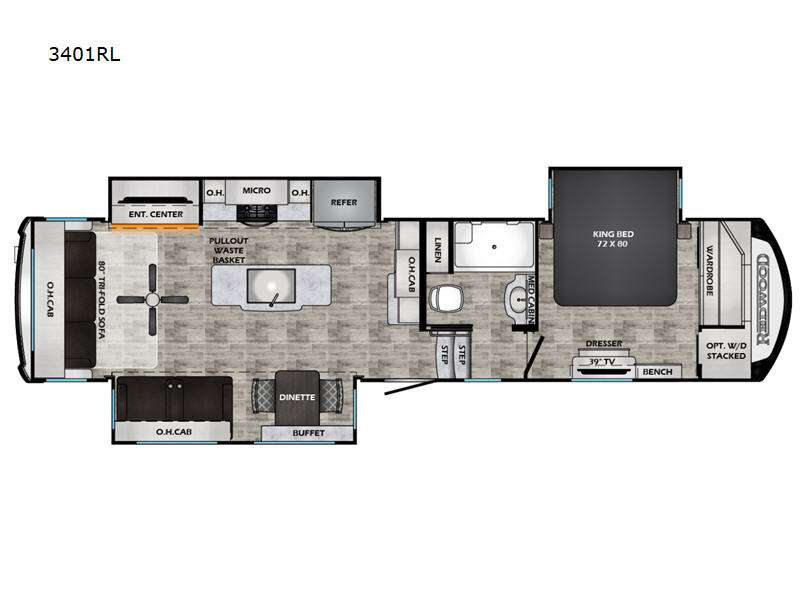 2023 Redwood Redwood RW3401RL, $ 195,216
