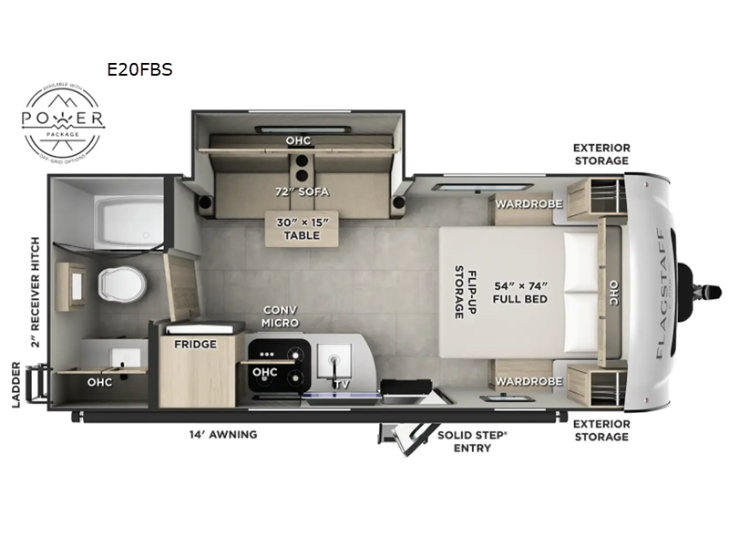 2026 Forest River Flagstaff E-Pro E20FBS, $ 33,652