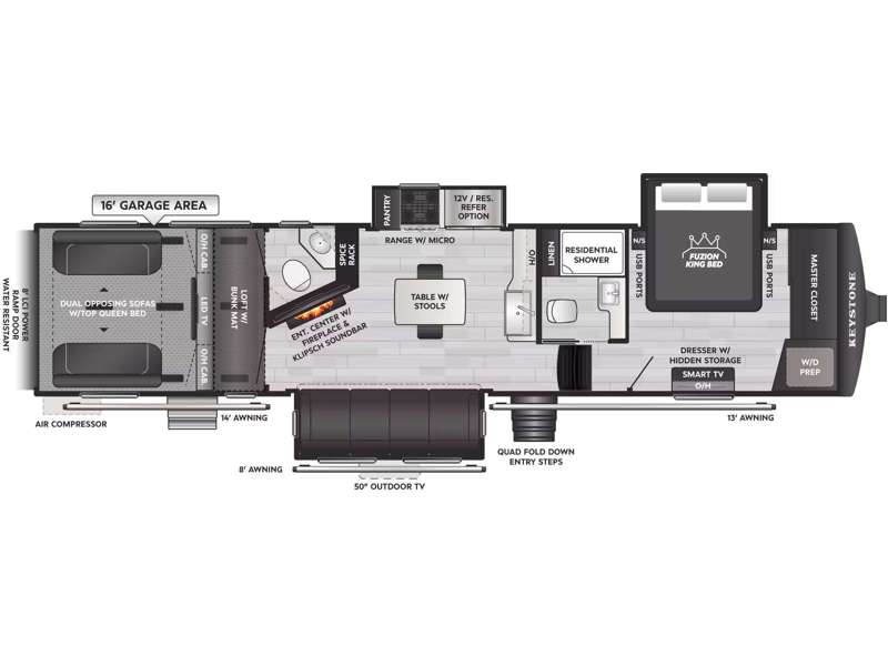 2025 Keystone Fuzion 419, $ 119,999