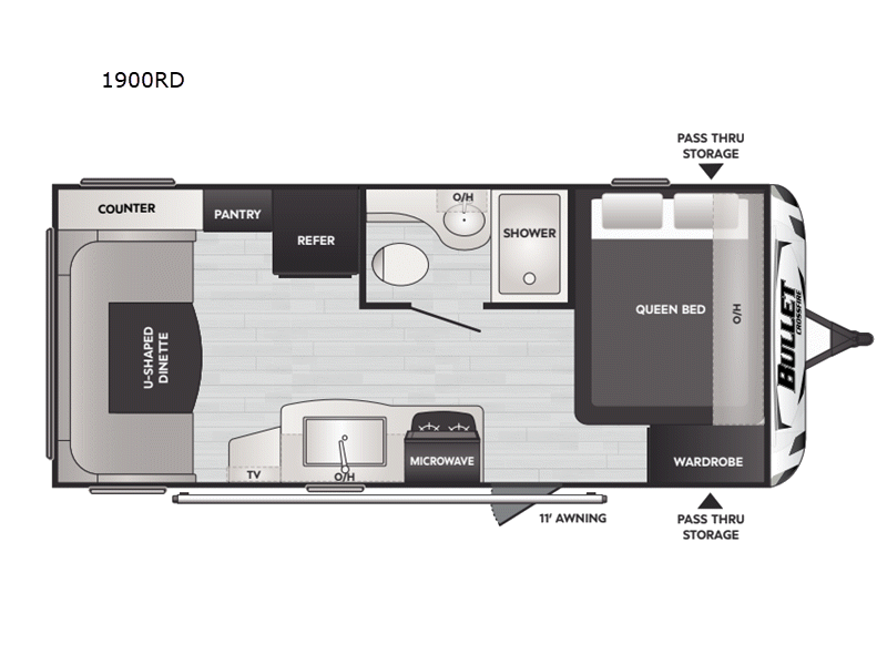 2025 Keystone Bullet Classic (East) 1900RD, $ 29,521