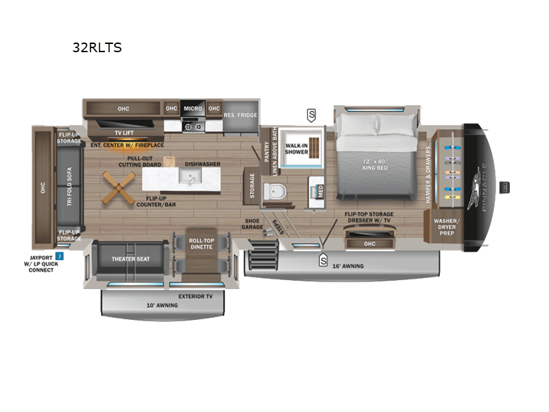 2026 Jayco Pinnacle 32RLTS, $ 94,999