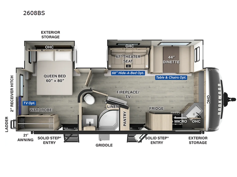 2025 Forest River Rockwood Ultra Lite 2608BS, $ 59,004