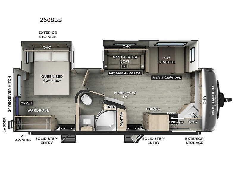 2026 Forest River Rockwood Ultra Lite 2608BS, $ 66,354