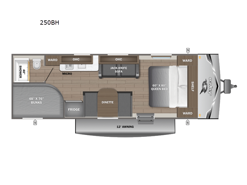2026 Jayco Jay Flight SLX 250BH Sport Edition, $ 29,624
